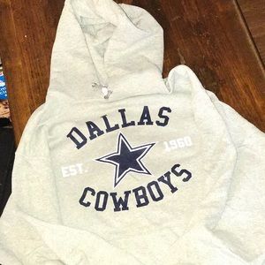 Dallas cowboys grey men’s hoodie